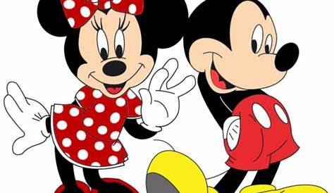 Levensgrote kartonnen uitsnijding van Mickey Mouse en Minnie Mouse koop