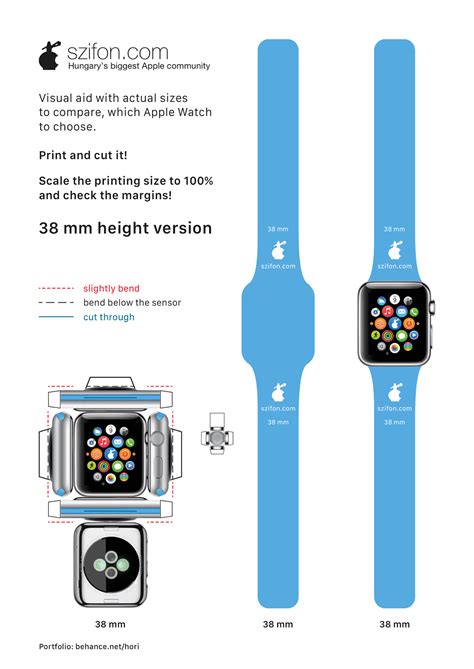 Mini Apple Watch Printable Template