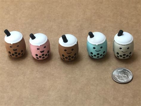 Mini Boba Erasers