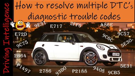 mini cooper fault code list
