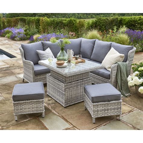 Mini Corner Sofa Set Garden