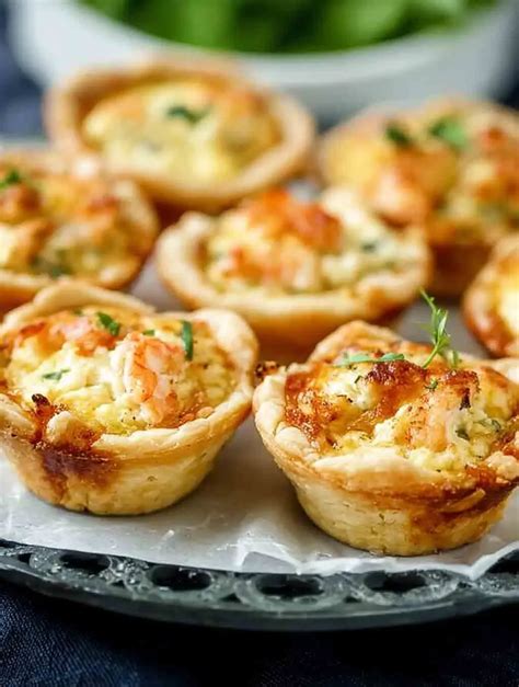 Mini Crab Quiche Appetizers