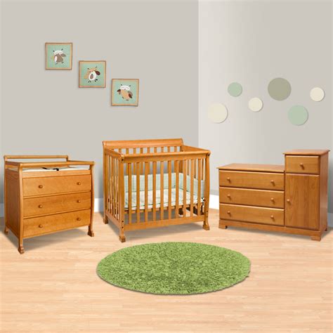 Mini Crib With Changing Table Combo
