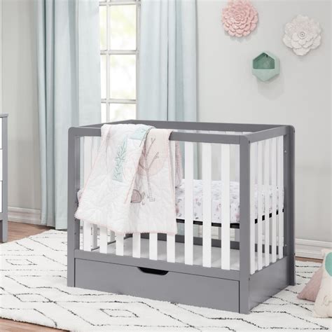 Mini Crib With Storage Underneath