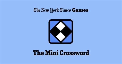 mini crossword nytimes answer