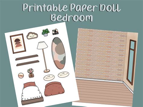 Mini Doll Room Printable