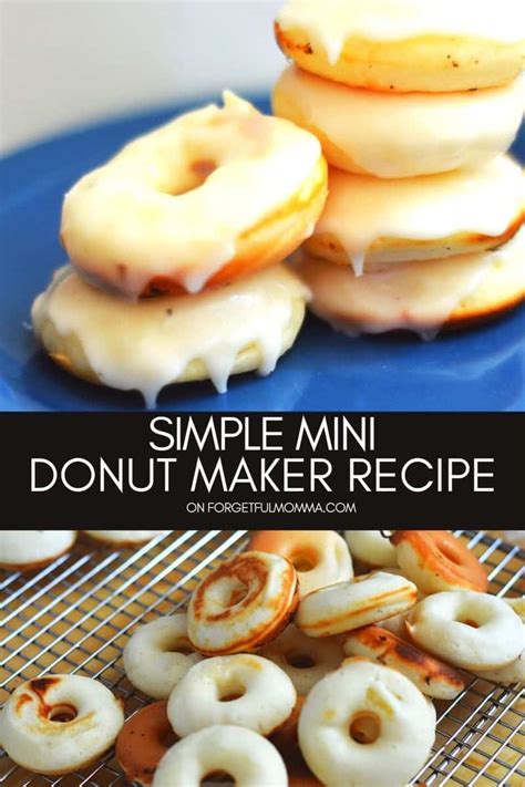 Mini Doughnut Recipe Doughnut Maker