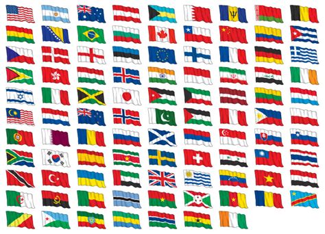Mini Flags Of The World Printable
