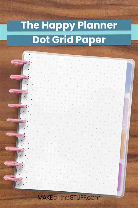 Mini Happy Planner Printables Dot Grid