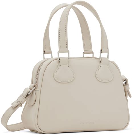 Mini Leather Bowling Bag