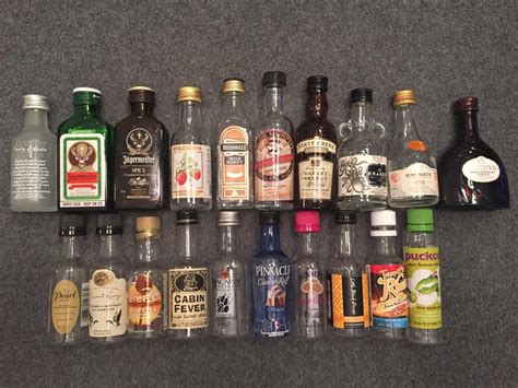 Mini Liquor Bottles Empty
