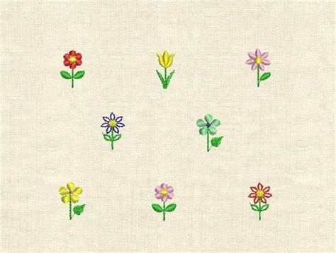 Mini Machine Embroidery Designs