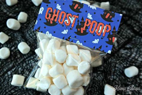 Mini Marshmallows Ghost Poop