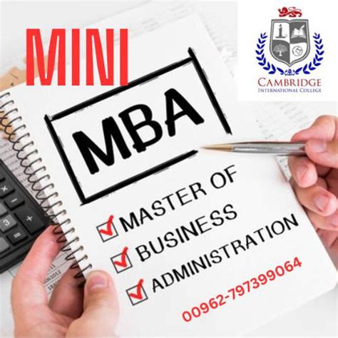 mini mba cambridge