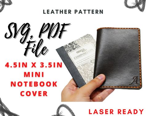 Mini Notebook Cover Pattern