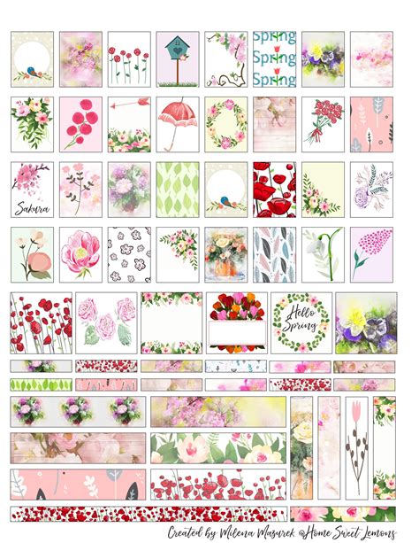 Mini Planner Stickers Printable