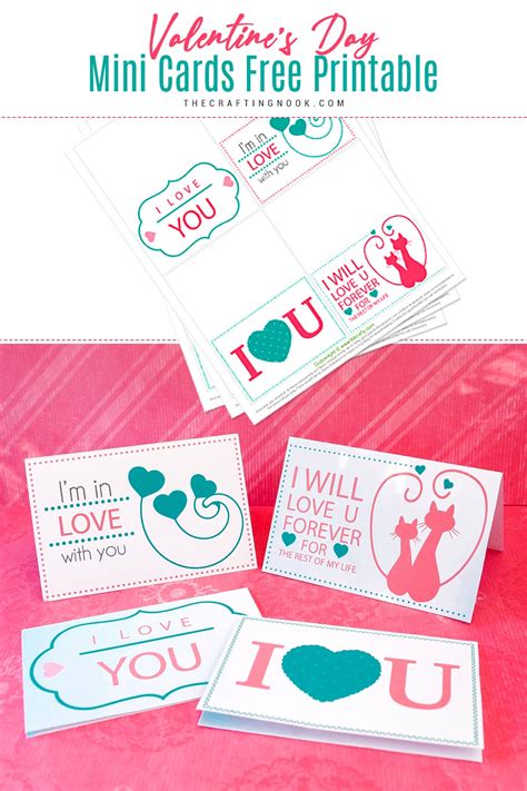 Mini Printable Valentine Cards