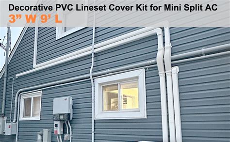 mini split indoor line set cover