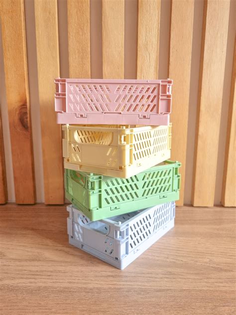 Mini Stackable Storage Crates