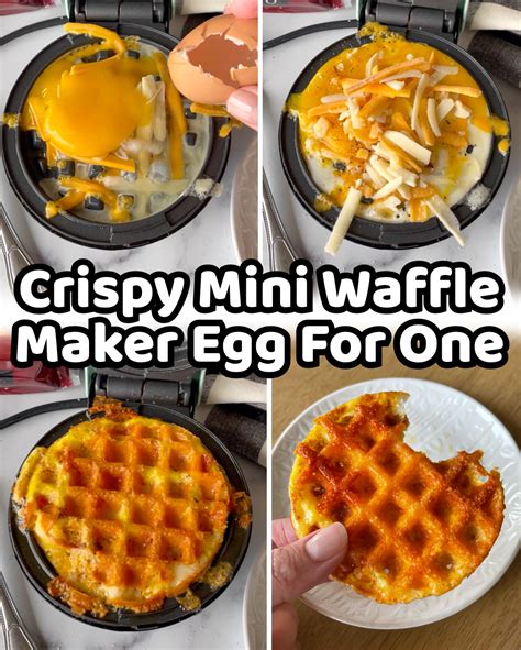 Mini Waffle Maker Recipes Eggs