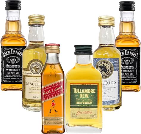 Mini Whiskey Bottle Gift Set