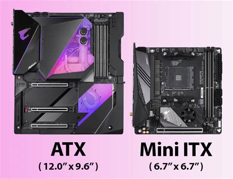 Mini ITX vs. Micro ATX vs. ATX Motherboard Sizes Explained Voltcave