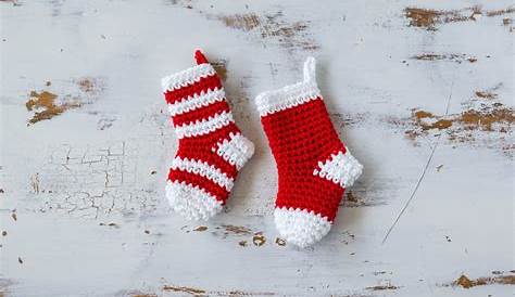 Miniature Christmas Stocking Crochet Pattern
