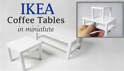 Miniature Coffee Table Diy