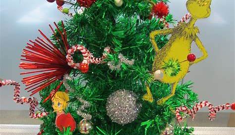 Miniature Grinch Christmas Tree Jim Shore Max Cindy Decorating Polyresin Dr Seuss