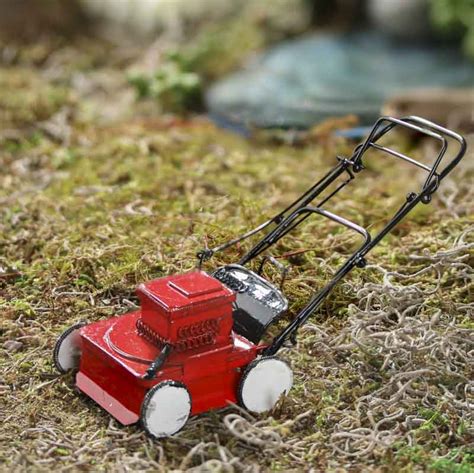 Dollhouse Miniature Lawn Mower New Items