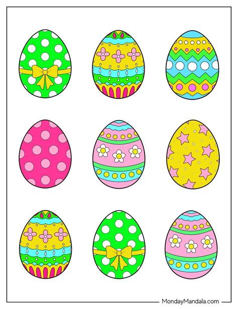 Miniature Easter Egg Printables
