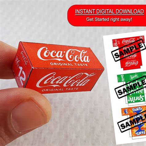 Miniature Printable Coca Cola