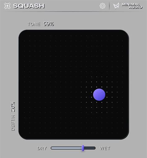 minimal audio squash