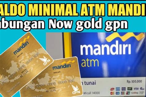 minimal buka rekening mandiri