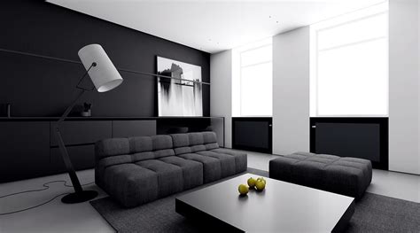 Minimalist Black and White Interior Decoholic