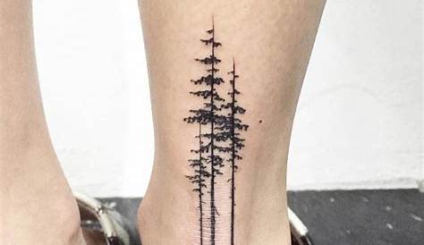 Minimalist Simple Pine Tree Tattoo Simplistic tattoos