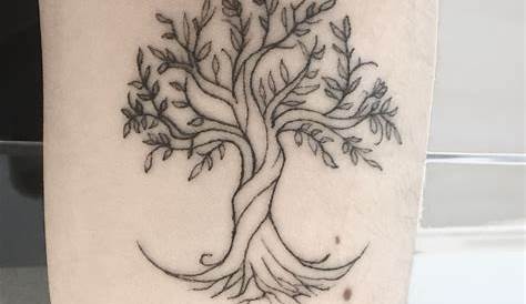 Minimalist Simple Tree Of Life Tattoo Best Tattoo Ideas