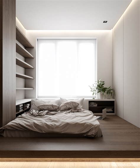 Storage solutions for minimalist bedroom