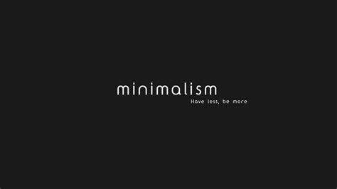 minimalist quote