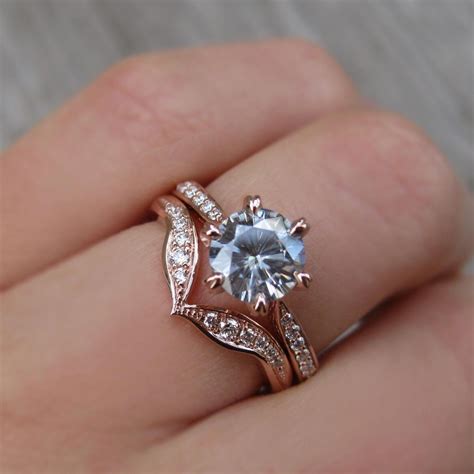 minimalist vintage unique engagement rings