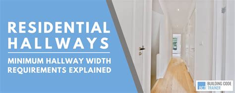 Minimum Hallway Width Obc