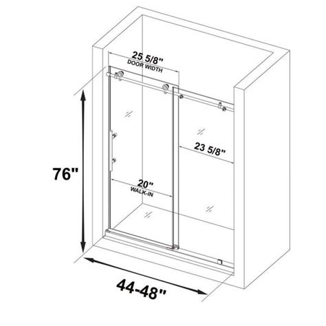 What Is The Minimum Shower Door Width?