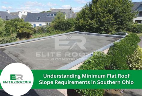 minimum slope of flat roof