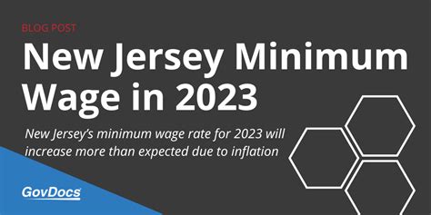 minimum wage in nj 2023 benefits