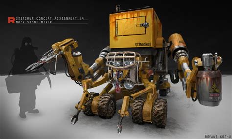 Mining Robot Concept Art