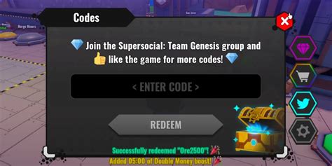 mining tycoon roblox codes