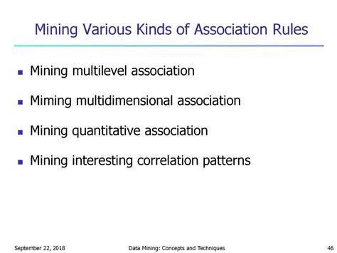 mining various kinds of association rules in data mining