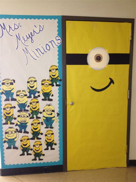 minion classroom door decorations