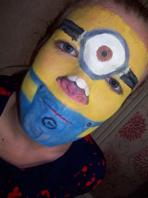 Minion Face Paint