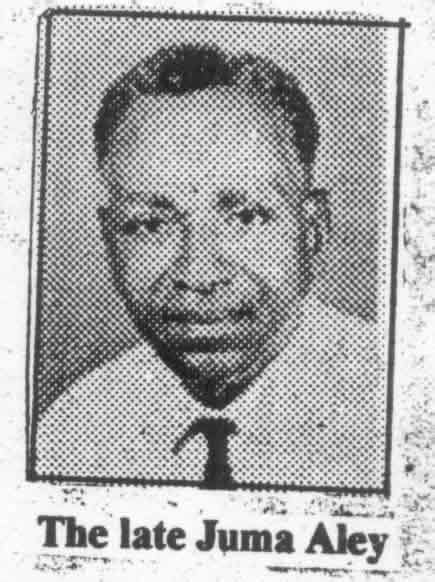 minister of finance juma aley